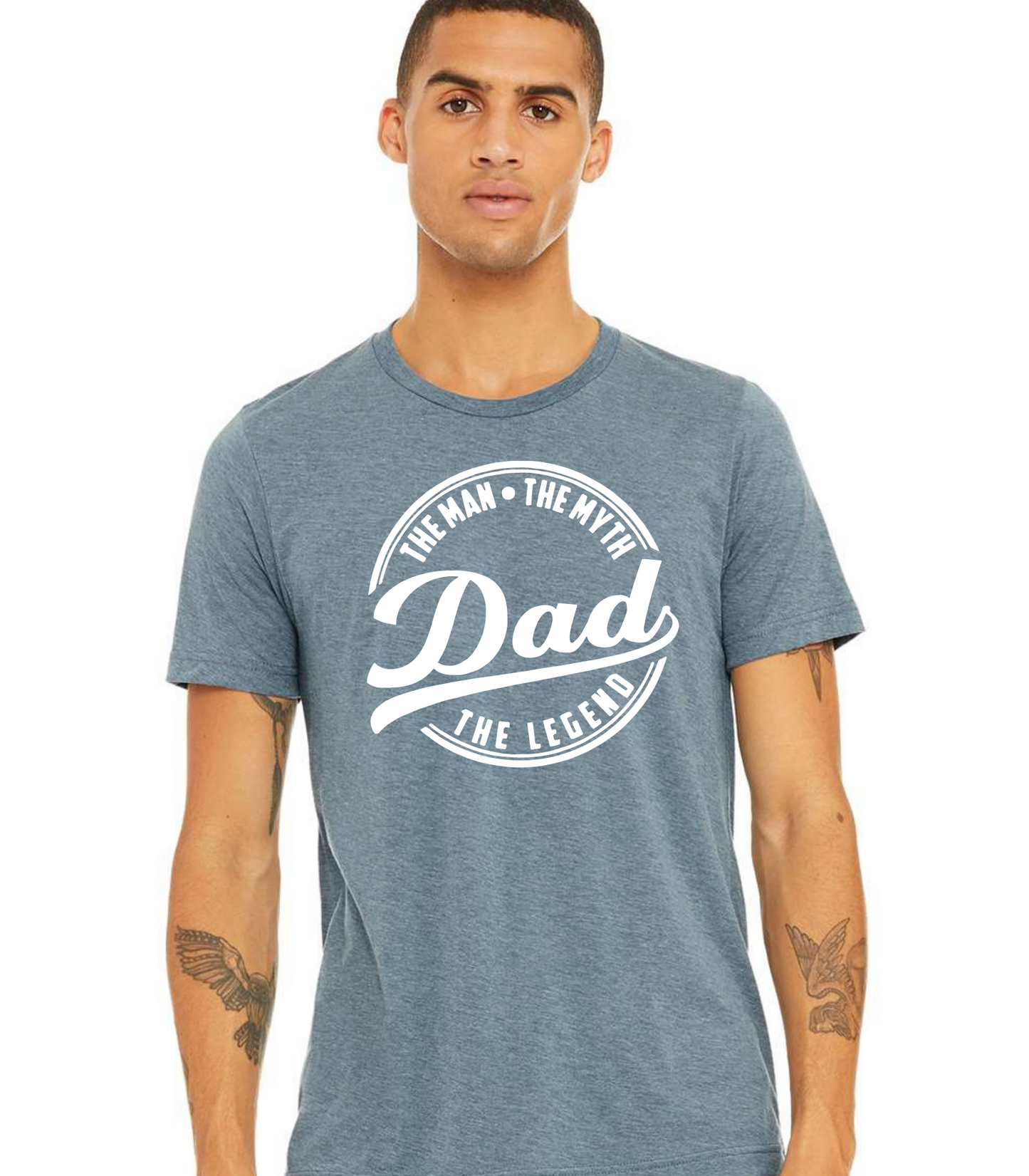 Dad-The Man the Myth the Legend Short Sleeve Unisex T-Shirt