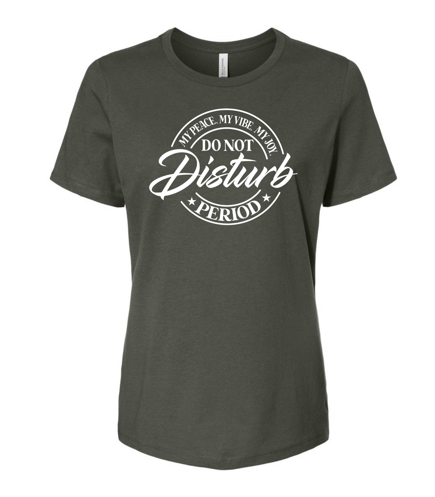 Do Not Disturb Ladies Short Sleeve T-Shirt