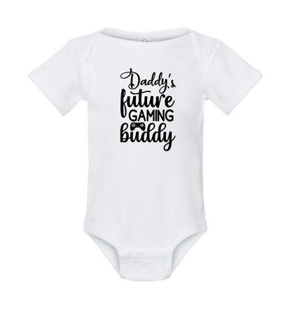 Daddy's Future Gaming Buddy Baby Onesie