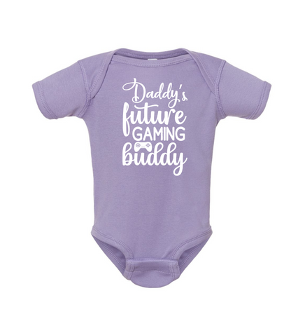 Daddy's Future Gaming Buddy Baby Onesie