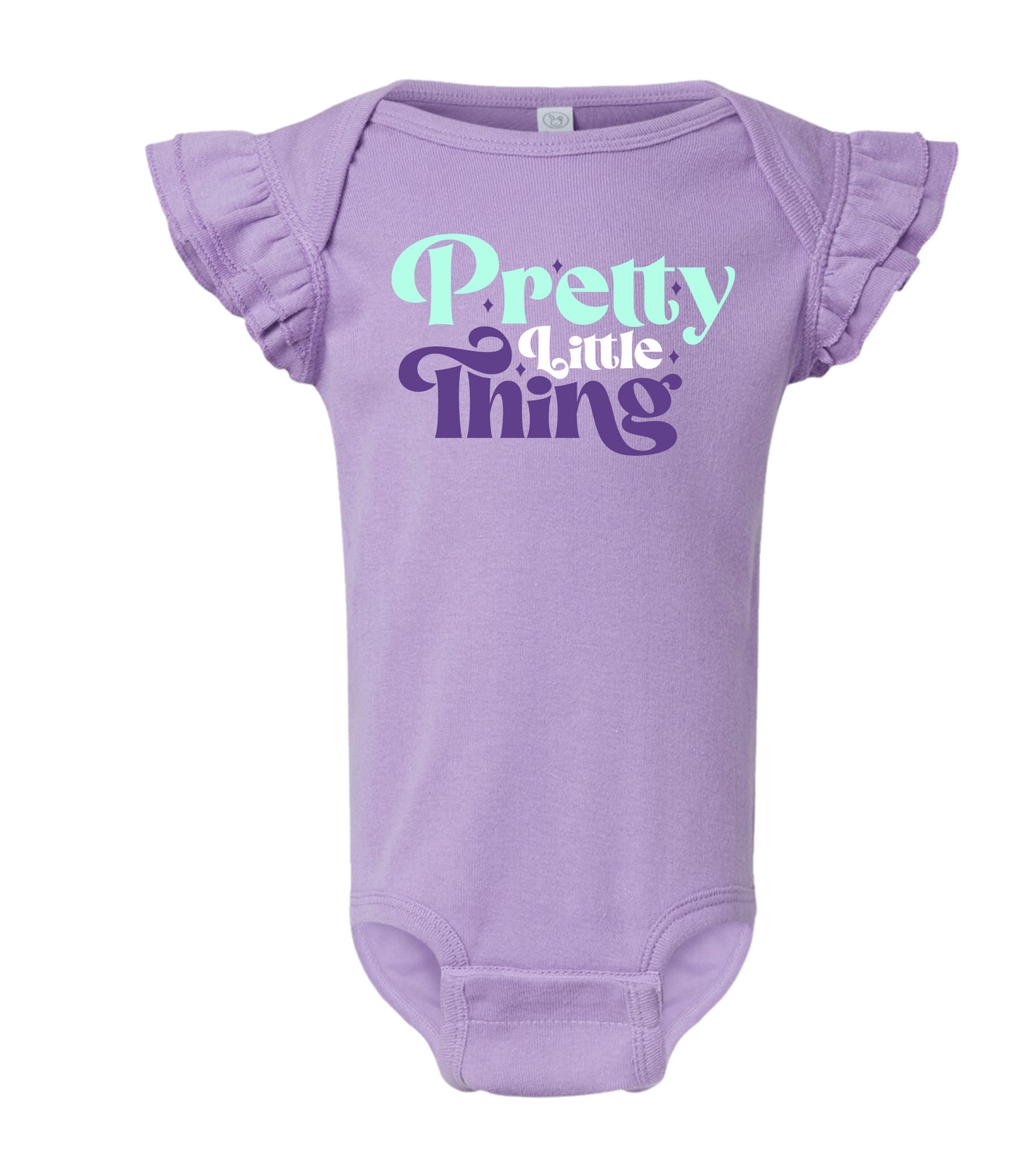 Pretty Little Thing Baby Ruffle Baby Onesie