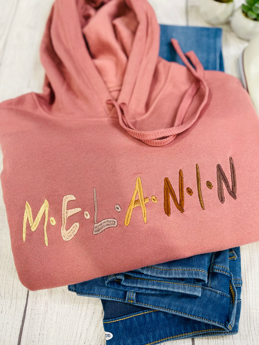 Melanin Embroidered Hoodie