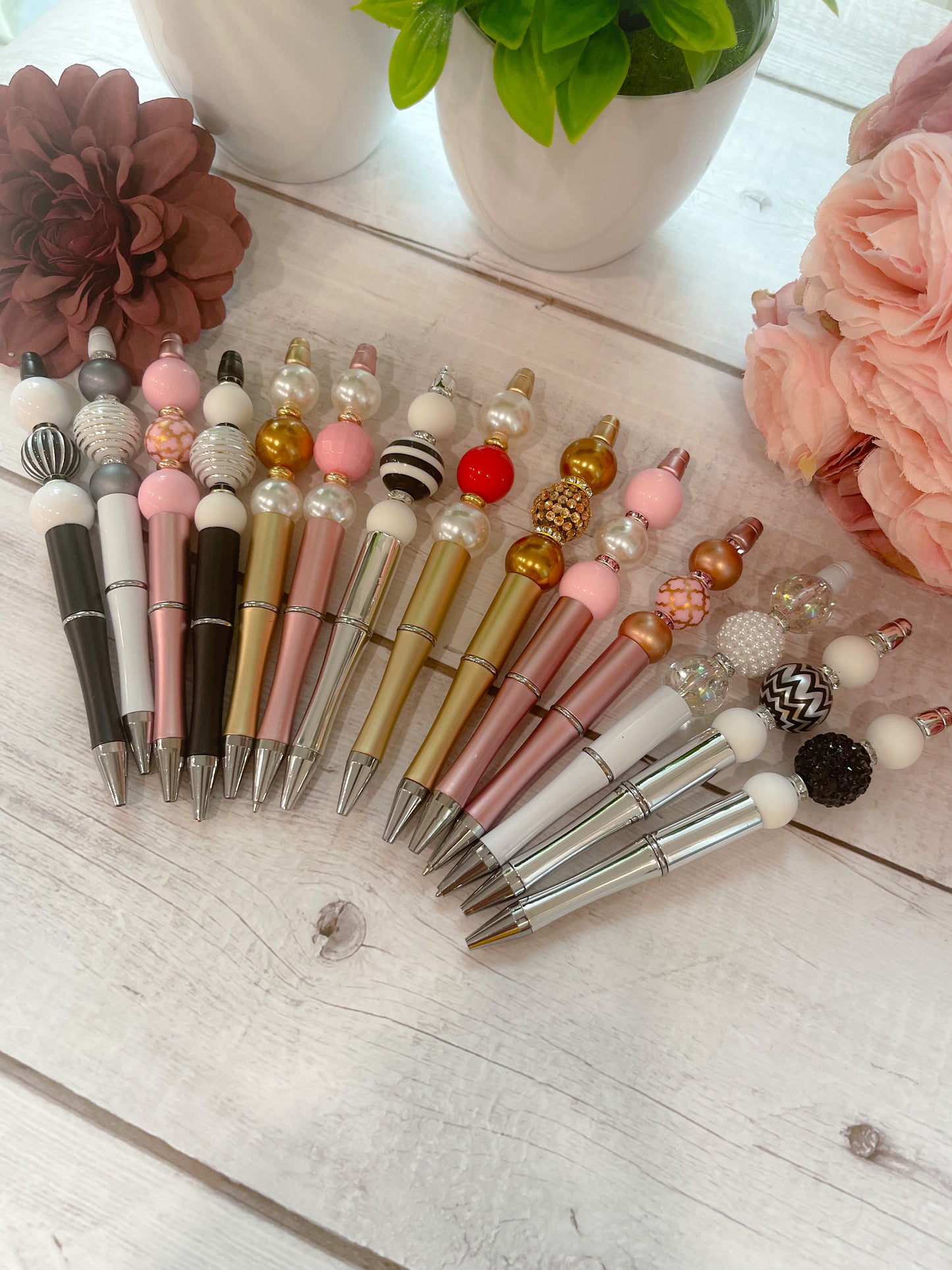 Custom Beaded and Jeweled Pen 2 for 10