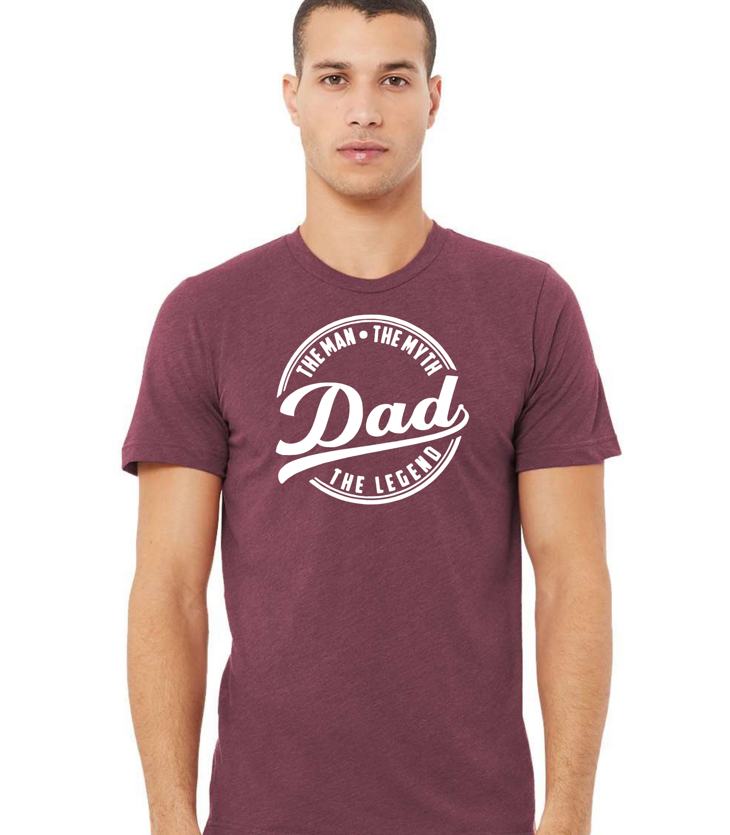 Dad-The Man the Myth the Legend Short Sleeve Unisex  T-Shirt