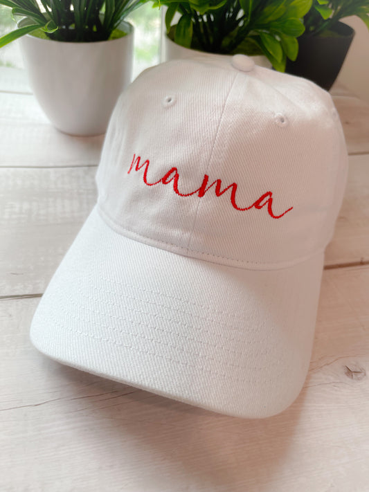 Mama Embroidered Dad Hat