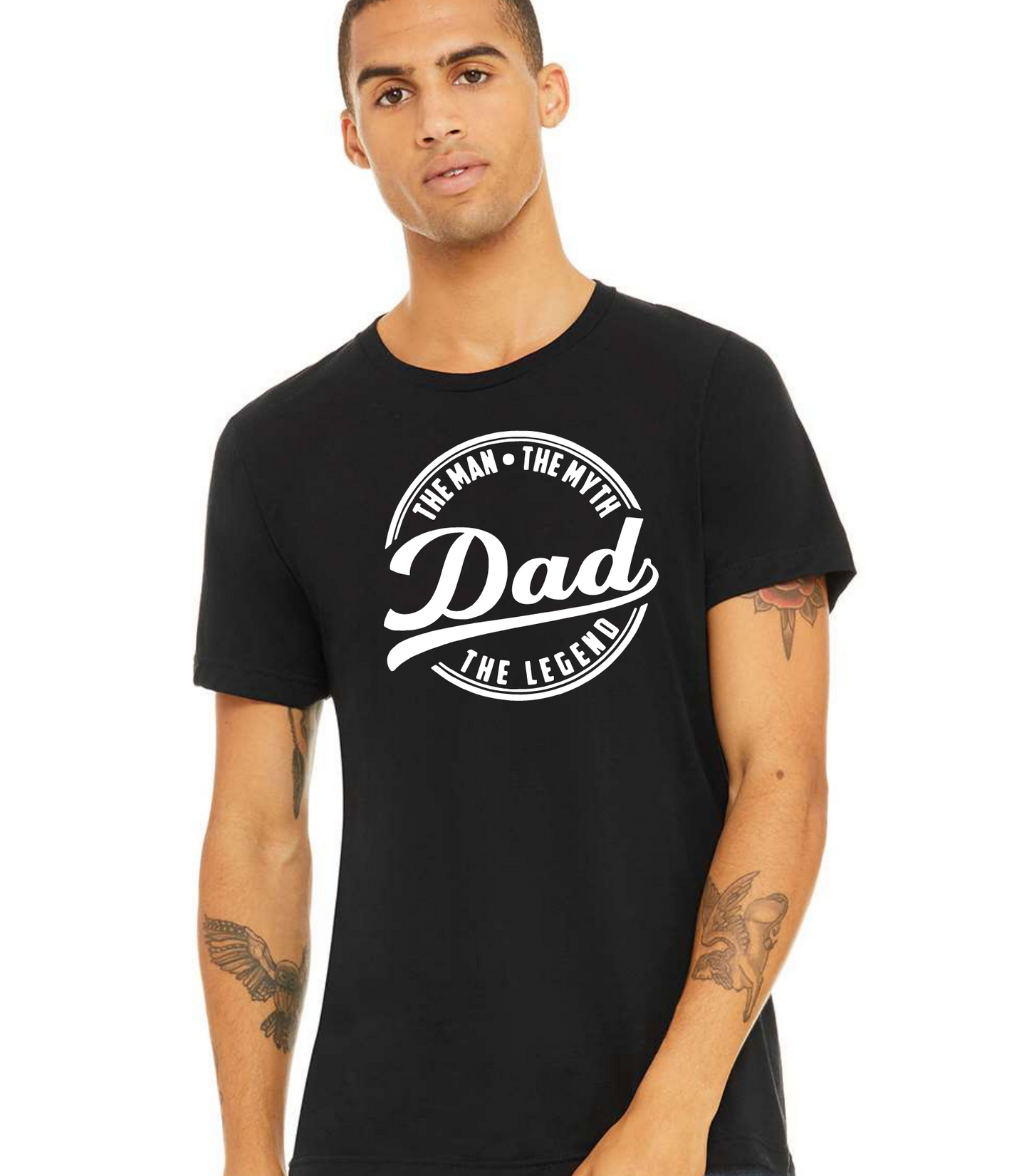 Dad-The Man the Myth the Legend Short Sleeve Unisex  T-Shirt