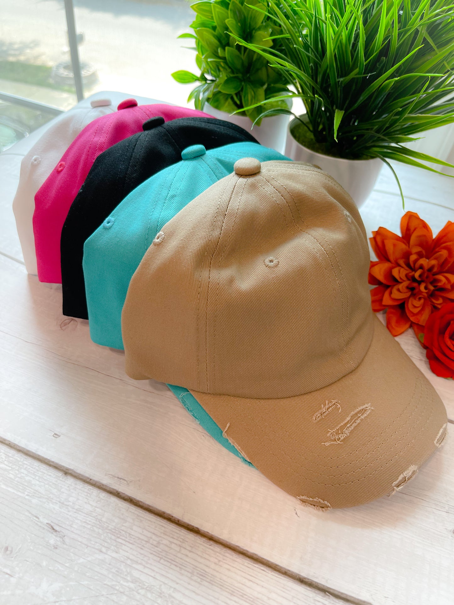 Mama Embroidered Distressed Satin Lined Cap