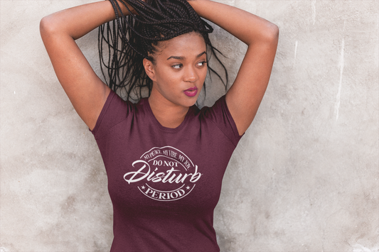 Do Not Disturb Ladies Short Sleeve T-Shirt